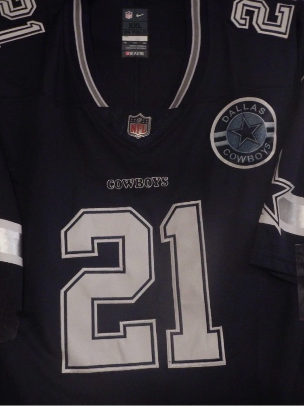 🤠 Dallas Cowboys Deion Sanders (HOF) size 2XL (52) true 2 size Nike On field Jay - Picture 4 of 6